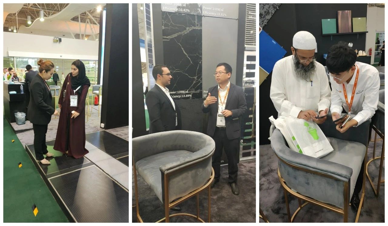 Yingli Group smart PV products appear at the Saudi Solar Energy Exhibition