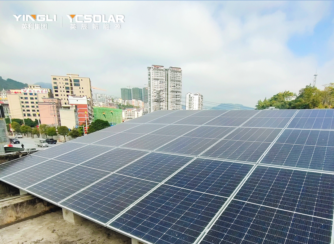 Project Cases | YC Solar explores the new power of urban energy transformation in the form of "PV   gas station".